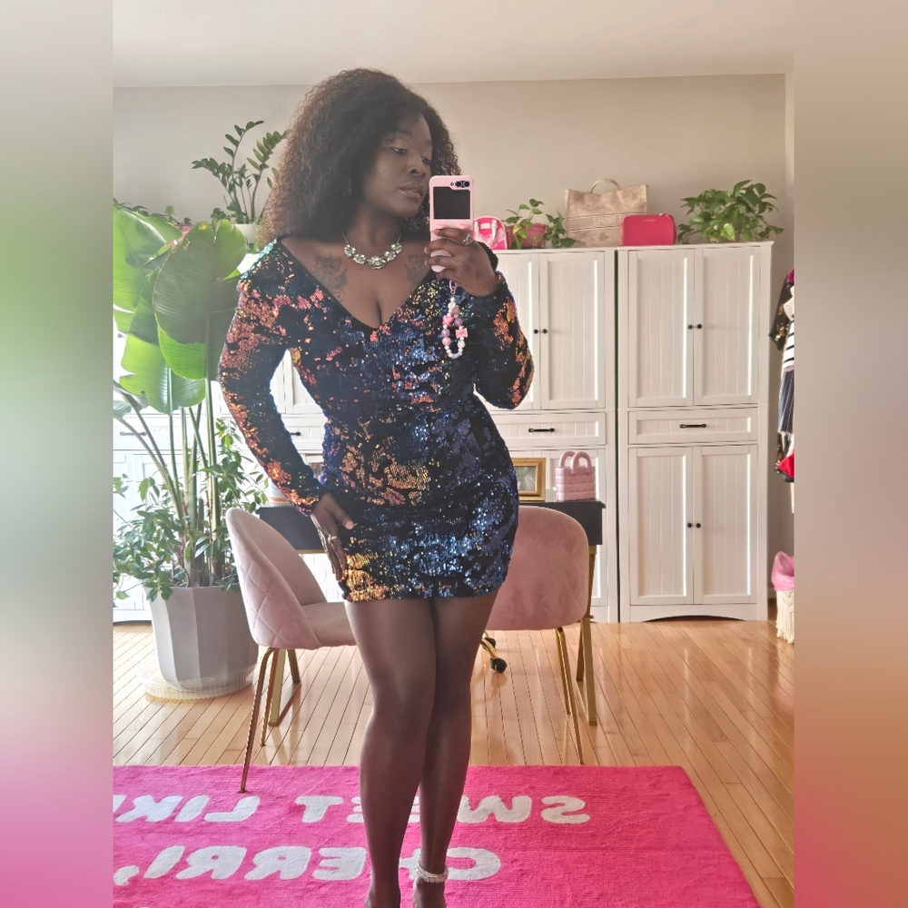 Nasty Gal - All Over Sequin Dress